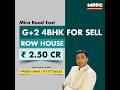 G+2 4BHK FOR SELL ROW HOUSE ₹ 2.50 CR Mira Road East | MPPC PROPERTY EXPERT