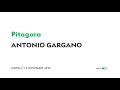 antonio gargano pitagora