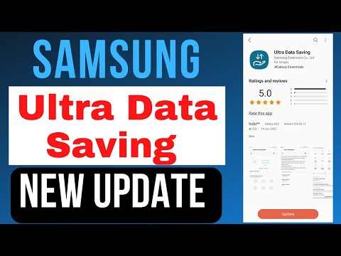 Nueva actualización de la aplicación Samsung Ultra Data Saving