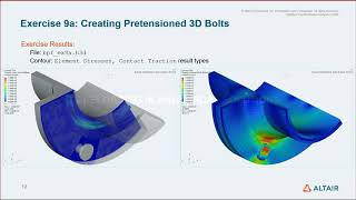 Altair Optistruct for Nonlinear Analysis - ASEAN - April 2021 - EP. 5/5 "Pretens"