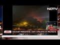 sri lanka crisis lanka pm s house set on fire protesters breach president s home