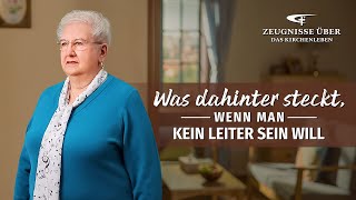 Glaubenszeugnis | Was dahinter steckt, wenn man kein Leiter sein will