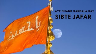 Aye Chand Karbala K (Tribute To Sibt e Jaffer) | Sibte Jafar | Ustad Sibte Jafar | Sibte Jafar Noha