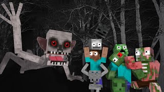Monster School : HORROR SKINWALKER CHALLENGE  - Funny Minecraft Animation
