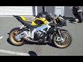 Aprilia Tuono V4 exhaust sound and fly by compilation