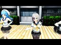 【艦これmmd】第十七駆三人艦娘がおちゃめ機能を踊ります。汗ばむ季節