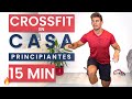 🔥CROSSFIT para PERDER PESO y TONIFICAR - Ejercicios de CrossFit sin material PRINCIPIANTES mujeres