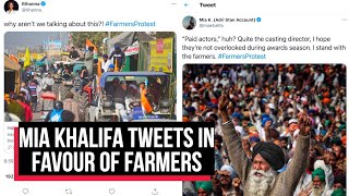 After Rihanna and Greta Thunberg, Mia Khalifa tweets in support of farmers' protest  | Cobrapost