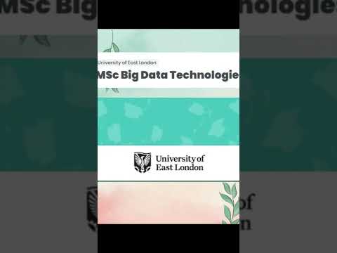 MSc Big Data Technologies (75% scholarship)