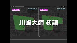 【Kompreno】川崎大師  初詣 2023年度・2024年度比較分析