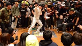 General Twiggz vs Boi Krow｜MENS TOURNAMENT BEST 4 ①｜KING OF BUCK 8｜2017.12.10