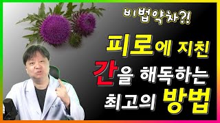 간을 살리는 영양제 바로 '이것'입니다. 지방간, 간 해독에 좋은 음식! [한의학박사 김순렬]