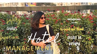 Hotel management course details 🤨|| salary.? || working hours.? ||salary