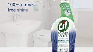 Cif Power \u0026 Shine Bathroom soap scum \u0026 limescale removal Cleaner Spray 700ml