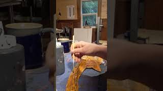 Fantacy wood dude painting/creating #woodworking #art #painting