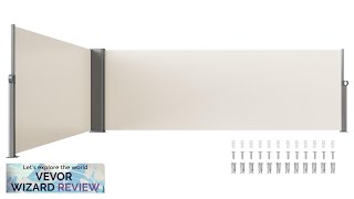 VEVOR Beige Retractable Side Awning-Rugged 71x236'' Full Aluminum Rust-Proof Side Awning Review