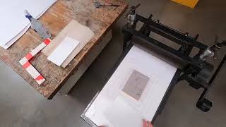 Setting the Pressure on an Etching Press