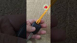 This keychain is very beautiful. #funnyshorts #knot #diy #rope