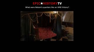 What were Nelson's quarters like on HMS Victory?