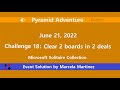 Pyramid Adventure Game #18 | June 21, 2022 Event | Expert