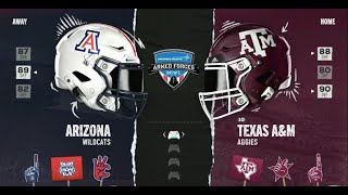 CFB REIMAGINED 2024 ARMED FORCES BOWL (Fort Worth, TX) - Arizona (8-5) vs Texas A\u0026M (7-5)