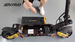 [iENYRID ES60] Steps to Install the Battery of iENYRID ES60 Electric Scooter