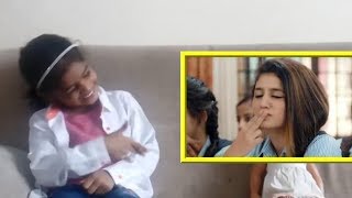 Little Priya Prakash Funny Reaction,Priya Prakash Video,Priya Varrier Video,Imitating Priya prakash
