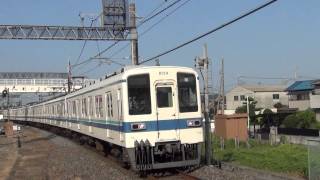 東武8000系8154F 各駅停車 柏行き 東岩槻駅到着