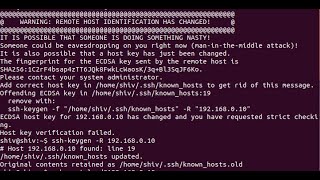 How to Fix Warning Remote Host Identification Has Changed