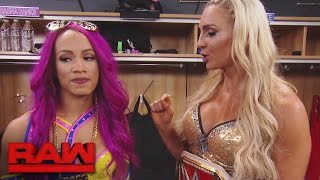 Charlotte Flair has harsh words for Sasha Banks in the locker room: Raw, Nov. 14