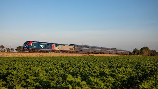 7/7/2022: CN Yazoo Sub: Amtrak ALC42 #307 leads Train 58 “The City Of New Orleans” at Egypt, MS.