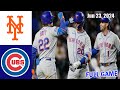 Mets vs Cubs FULL Game Highlights Jun 23, 2024 | MLB Highlights | 2024 MLB Season