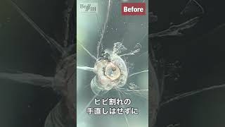 ガラスリペアの手直し！劣化レジンを再補修！【静岡県 函南町】