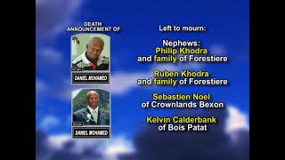Daniel Mohamed ~ Long Obituary