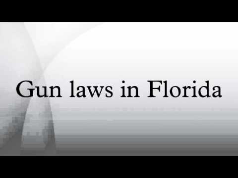 Gun laws in Florida Gun laws in Florida