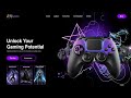How to Create Game Website Using HTML & CSS | Fast Code