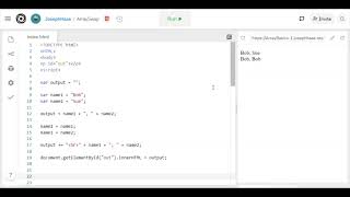 Swap Item in Array JavaScript