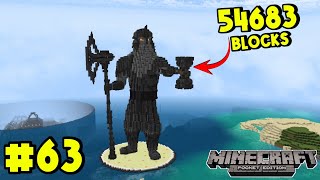 I Build A Dwarf Statue In My Survival World  ! Minecraft Survival Series #63