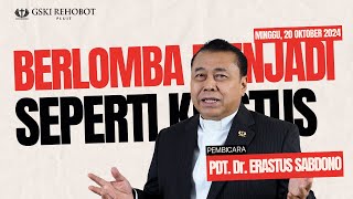 BERLOMBA MENJADI SEPERTI KRISTUS | Pdt. Dr. Erastus Sabdono | Minggu, 20 Oktober 2024 Pkl. 09:30 WIB