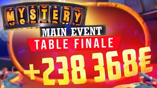 ANALYSE de la TABLE FINALE du MYSTERY MAIN EVENT et sa 1ere place à 240 000€ !!