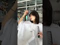 고객님 기다리면서 셀프 질감정리하기 🤍 순시키헤어 순시키 hairtransformation haircut 홍대미용실