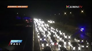 Tol Cikampek Macet, Polisi Buka Jalur Lawan Arah