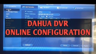 H.264 DAHUA DVR ONLINE CONFIGURATION||DAHUA DVR ONLINE SETTING