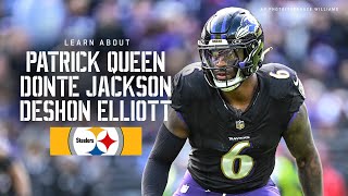 Learn about LB Patrick Queen, CB Donte Jackson, & S DeShon Elliott | Pittsburgh Steelers