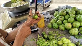 Green Amra | Green Amra Cutting | Bangladeshi Street Food