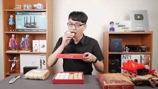 網購了鹿港的一些名產，還有我最愛吃的鳳眼糕！