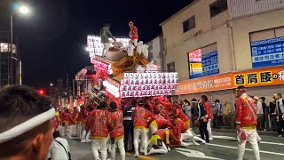 令和4年 新堂だんじり 富田林駅前③