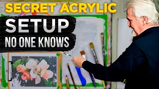 How to start acrylic painting | BEST setup of Sterling Edwards | Sterling Ed | painting tutorial