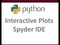 Interactive Plots in Spyder