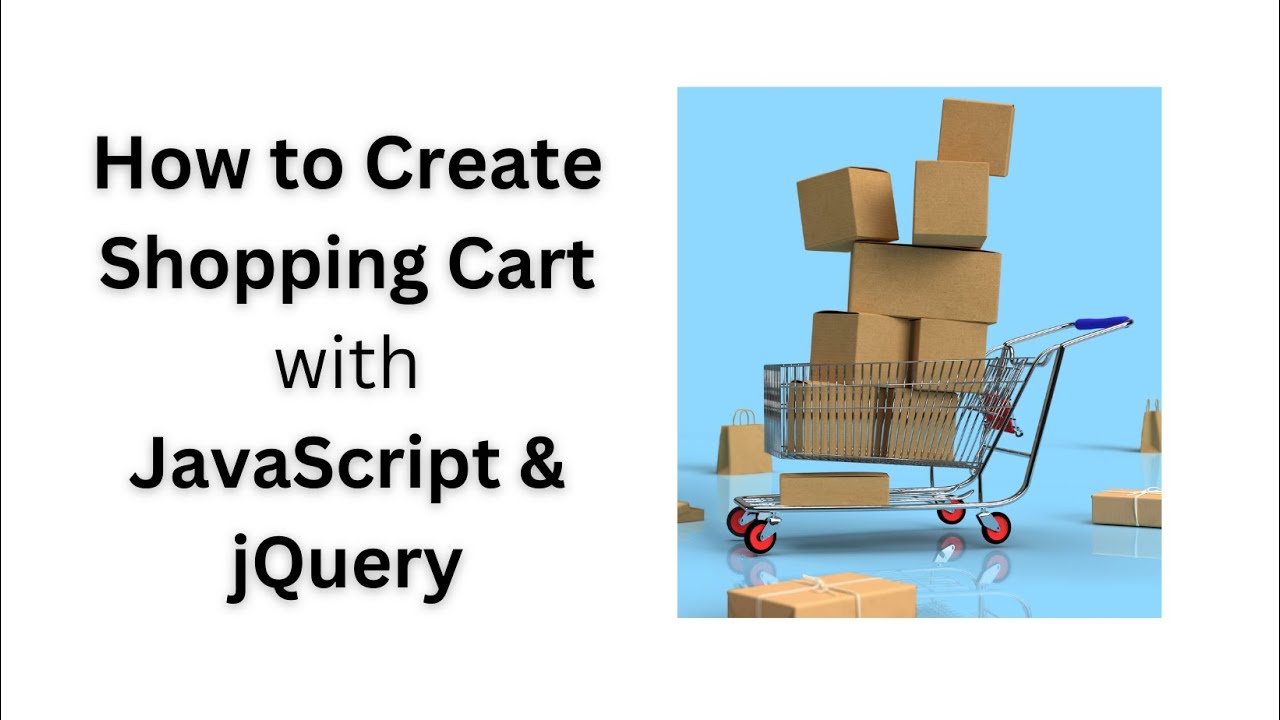 JavaScript & JQuery Shopping Cart - YouTube